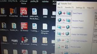 How to upload program HMI Proface GP300 [upl. by Yhtommit12]