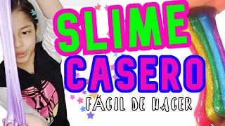 COMO HACER SLIME CASERO  FÁCIL Y SIN BÓRAX [upl. by Agee103]