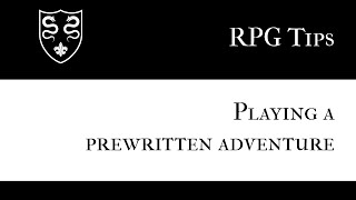 Solo RPGs Playing a Prewritten Adventure [upl. by Fox292]