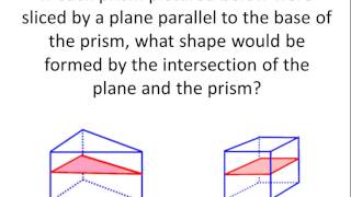 Prisms and Cross Sections [upl. by Amikehs908]