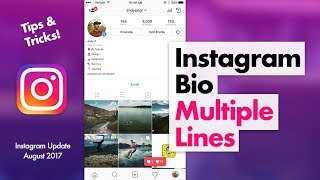 How to Edit Instagram Bio  Multiple Lines Tips amp Tricks [upl. by Ambrosine102]