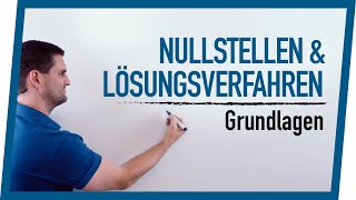 Nullstellen amp Lösungsverfahren Grundlagen  Mathe by Daniel Jung [upl. by Good]