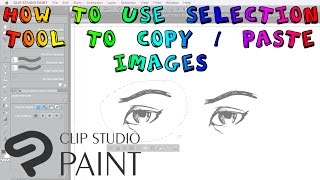 How to Use the Selection Tool  Clip Studio Paint [upl. by Jarl]