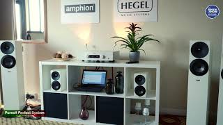 Amphion Argon Speakers Hegel Integrated Amplifier  Bristol HiFi Show 2019 [upl. by Eicirtap]