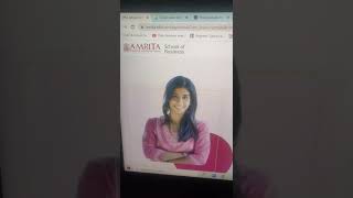 AMRITHA MBA ADMISSION [upl. by Mackoff]