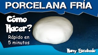 PORCELANA FRÍA FÁCIL Y RÁPIDO EN 5 MINUTOS [upl. by Eidas]