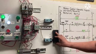 ForwardReverse Motor control circuit diagram and wiring installation [upl. by Zullo259]