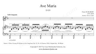 Schubert  Ave Maria  G Major [upl. by Seiber]