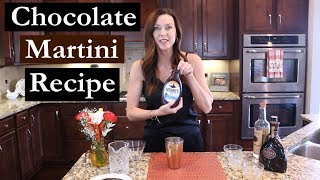 Chocolate Martini Recipe [upl. by Enimsay]