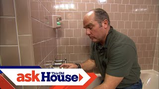 How to Repair a Shower Valve Stem  Ask This Old House [upl. by Meredith]