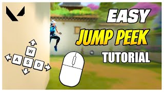 Learn HOW TO JUMP PEEK in Valorant under 60 SECONDS  Valorant Jump Peek TutorialGuide [upl. by Gnaht]