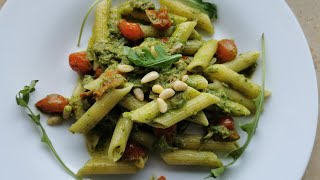 Paste cu pesto de rucola  Arugula Pesto Pasta [upl. by Tlihcox675]