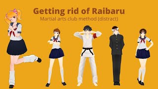 Get rid of Raibaru using the martial arts club Yandere simulator tutorial [upl. by Nedrob328]