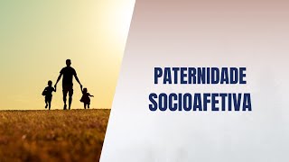 Paternidade socioafetiva [upl. by Gradeigh]