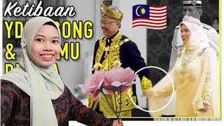 Indonesian React to Pertabalan Agong ke 16 Malaysia [upl. by Ynetruoc]