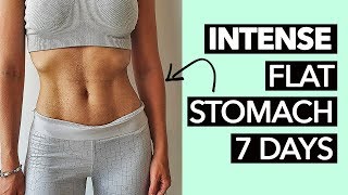 1 Week Flat Stomach Workout Intense [upl. by Mima]