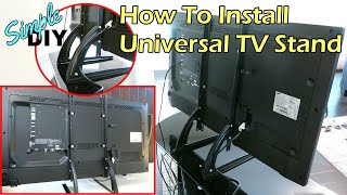 How To Install Universal TV Stand [upl. by Nohtanhoj]