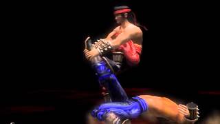 Mortal Kombat Shaolin Monks Liu Kang Bonebreak Fatality [upl. by Brena]