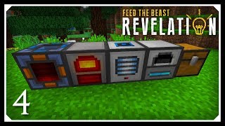 How To Play FTB Revelation  Simple RF Power amp Starter Tech  E04 Modded Minecraft For Beginners [upl. by Finny419]