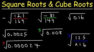 Square Roots and Cube Roots [upl. by Delaine671]