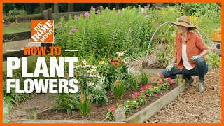 How to Plant Flowers  Gardening Tips and Projects  The Home Depot [upl. by Vere]