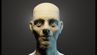 How To Sculpt A Basic Face Using Blenders Sculpting Tools  Beginner Friendly [upl. by Sharos524]