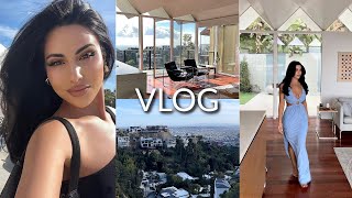 VLOG I Go To LA Vacation In The Hollywood Hills amp House Tour [upl. by Cychosz]