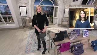 baggallini Nylon Pocket Crossbody with RFID Wristlet on QVC [upl. by Mandie]