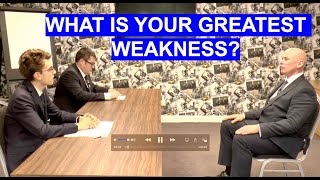 WHAT IS YOUR GREATEST WEAKNESS Interview Question amp EXAMPLE ANSWERS [upl. by Anaeed]