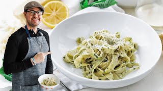 Delicious Pesto Pasta Recipe [upl. by Farmer864]