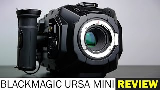 BlackMagic URSA MINI 4K Cinema Camera  FULL REVIEW [upl. by Cohla]