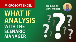 Excel  Scenario Manager  Whatif Analysis [upl. by Rexanna]