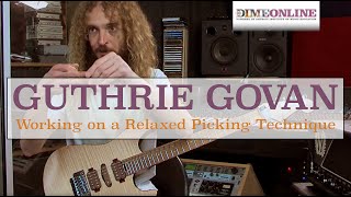 Guthrie Govan on Relaxed Picking Technique [upl. by Nela920]