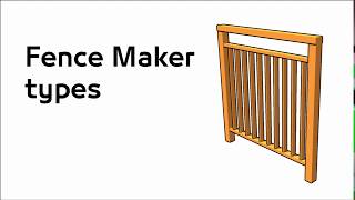 FenceMaker Plugin for SketchUp [upl. by Engel]