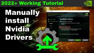 How to Properly Install Nvidia Drivers  Manual Install amp Everything Explained [upl. by Blau]