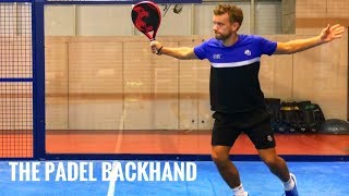 The Padel Backhand [upl. by Yatnuhs]