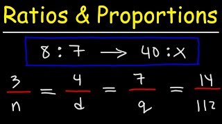 Ratio and Proportion Word Problems  Math [upl. by Eelaroc]