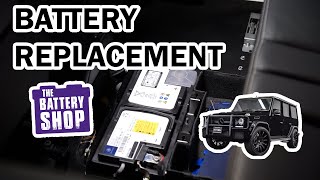 MercedesBenz G550 2016  New Battery Install [upl. by Halpern]