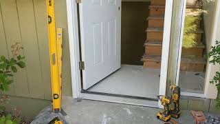 Jeld Wen Front Door Installation  Really crappy products and craftsmanship PART 1 [upl. by Lise]