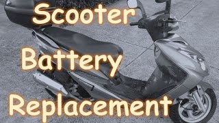 How to Replace a Motor Scooter Battery [upl. by Roldan]