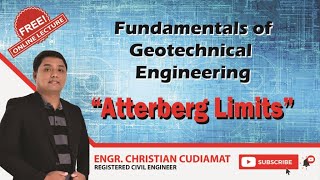 Basic Fundamental of Geotechnical Engineering Atterberg Limits Lecture Tagalog [upl. by Isteb]