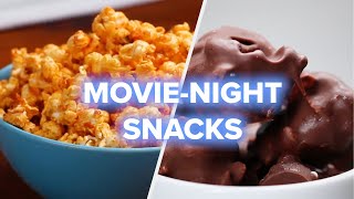 4 Movie Night Snack Recipes • Tasty [upl. by Kopp]