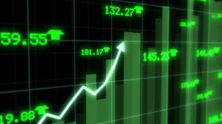 Rising Stock Market Chart Arrow Rallying Growth Recovery Concept 4K Background VJ Video Effect [upl. by Mahoney]