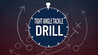 Tight Angle Tackle  USA Football Fundamentals [upl. by Areehs544]