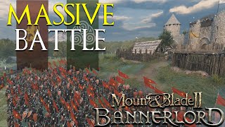 Mount amp Blade 2 Bannerlord  EPIC MASSIVE BATTLE  VLANDIA vs BATTANIA [upl. by Eissak]