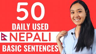 Nepali Basic 50 sentences you must know [upl. by Emia]