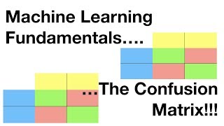 Machine Learning Fundamentals The Confusion Matrix [upl. by Hamnet]