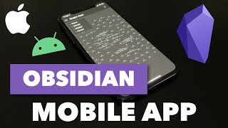 Obsidian for Mobile Tips for Using the New App [upl. by Ahtibat]