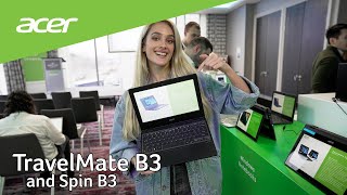 TravelMate B3 and Spin B3  laptops for education market [upl. by Aisatsanna]