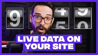 How You Can Add LIVE DATA to Your Webflow Site Super Cool  Full Guide [upl. by Ifar]